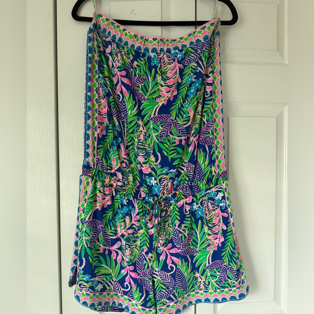 Lilly Pulitzer Pink and Green Patterned Top
